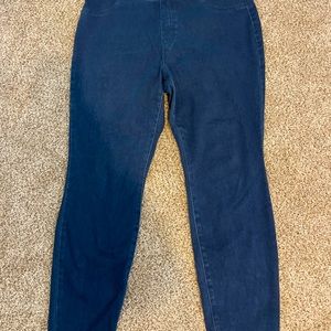 Womens pants. Size 16-18 denim blue. Stretchy.